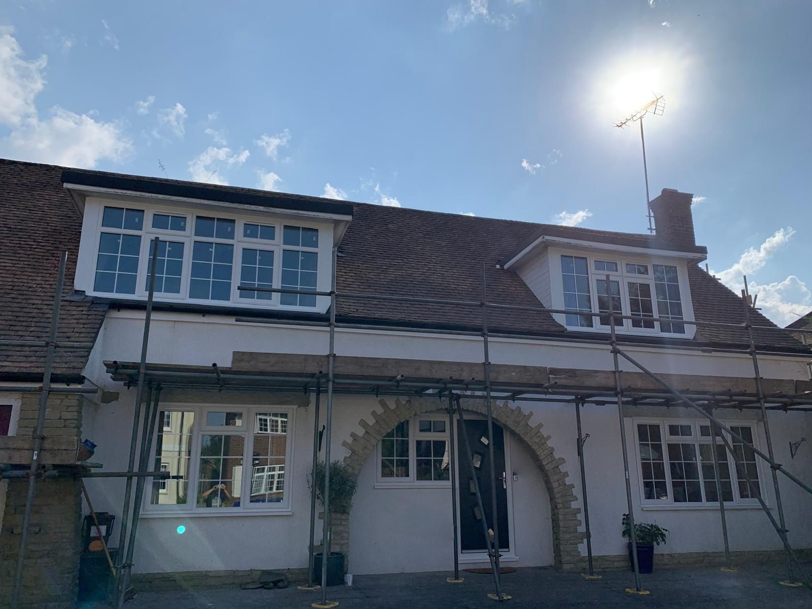 Full facade window replacement