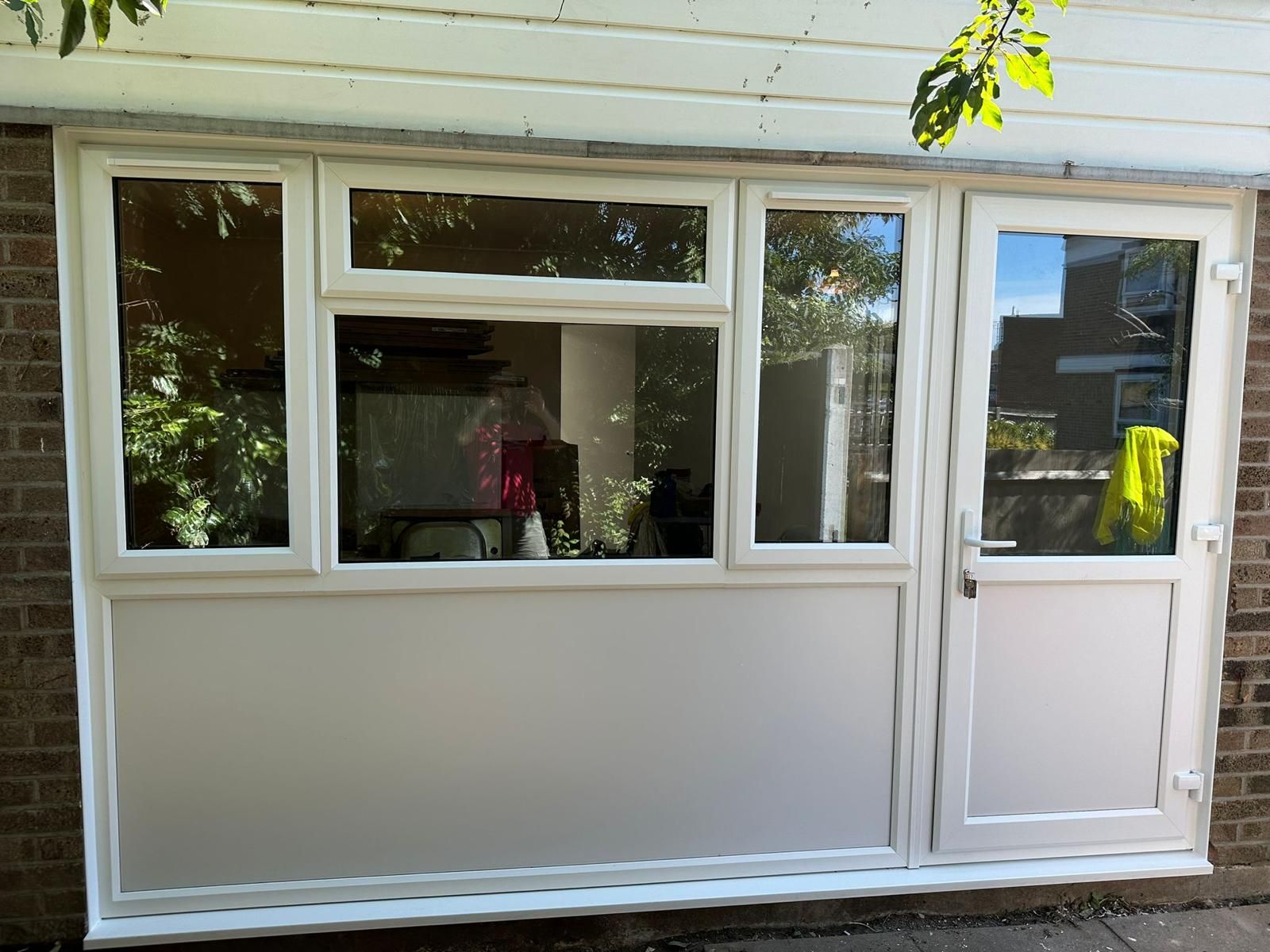 White uPVC Window & Door Frontage - Hertfordshire