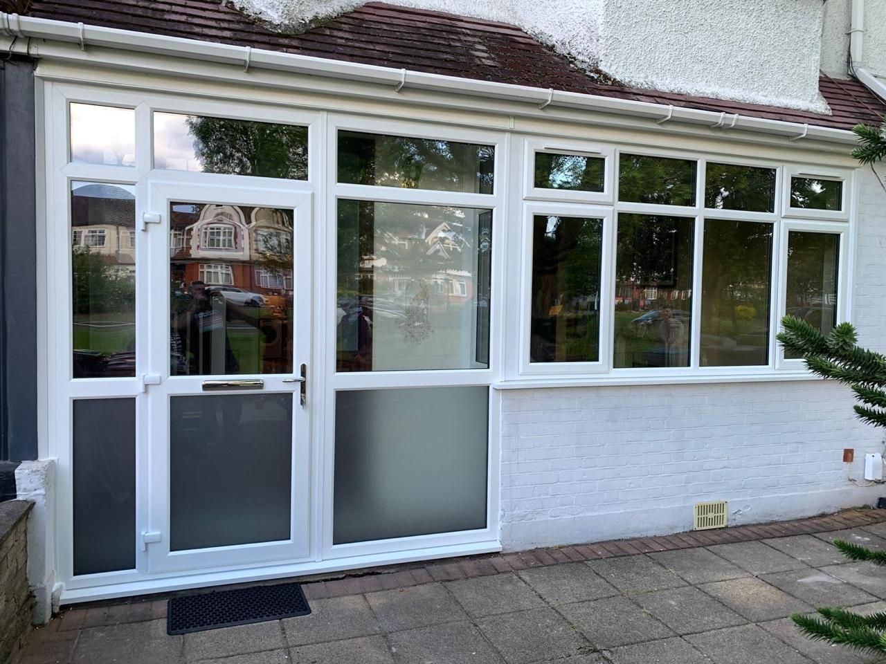 uPVC porch enclosure