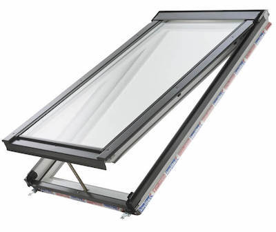 Opening aluminium skylight window